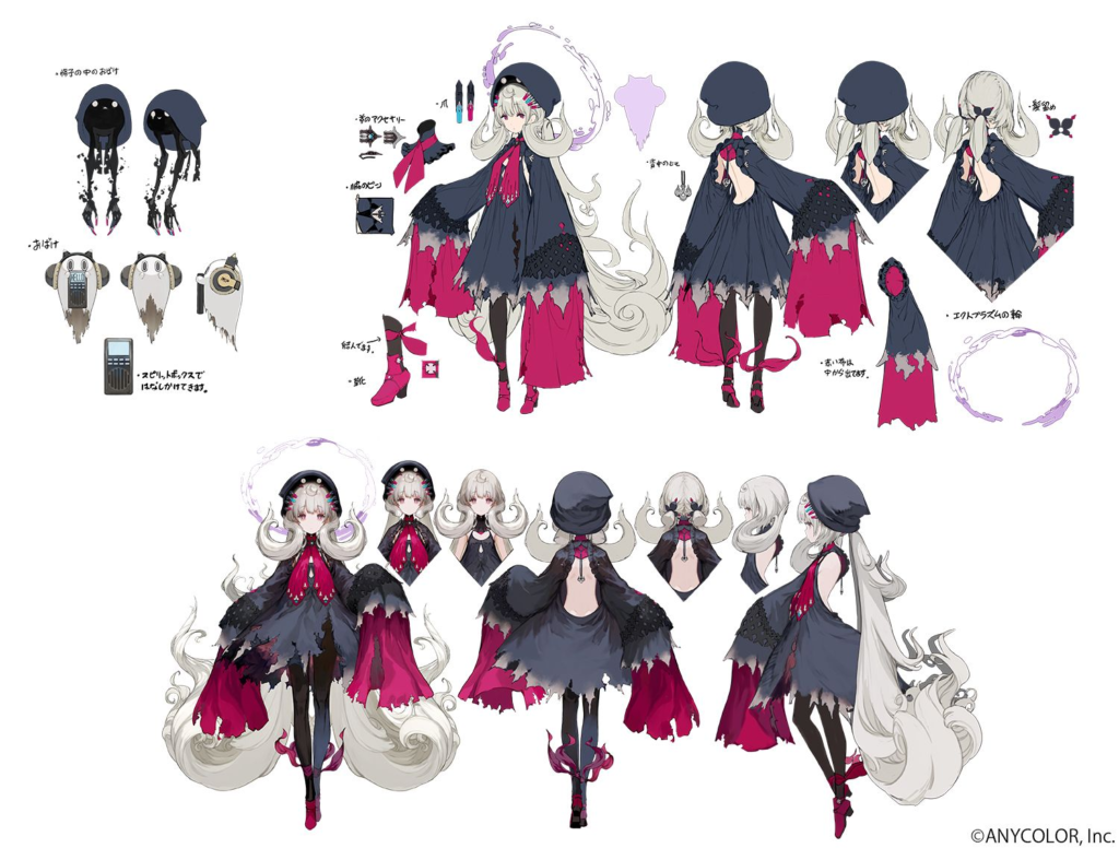 버튜버 Nizisanji 캐릭터 원화가 트위터 Character illustrations 